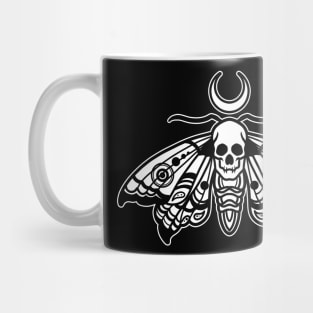 skull moth Mug
